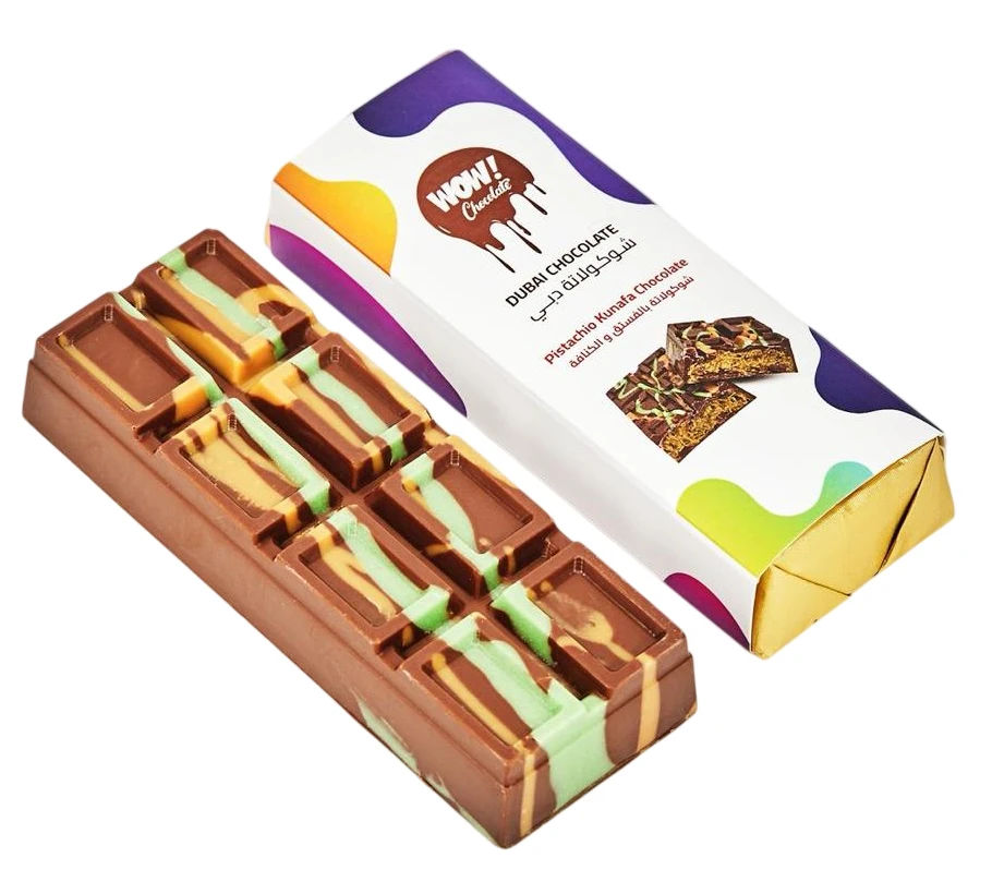 Wow! Dubai Chocolate ⁠Pistachio Kunafa 70 gm