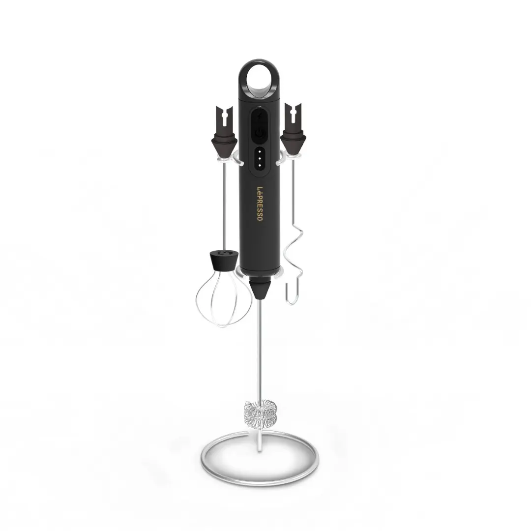 LePresso Forthmate Milk Frother With Interchangeable Whisks - view 1