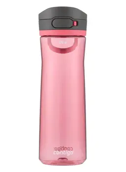 Contigo Jackson Plastic Water Bottle with Leakproof Lid 720 ml Pink