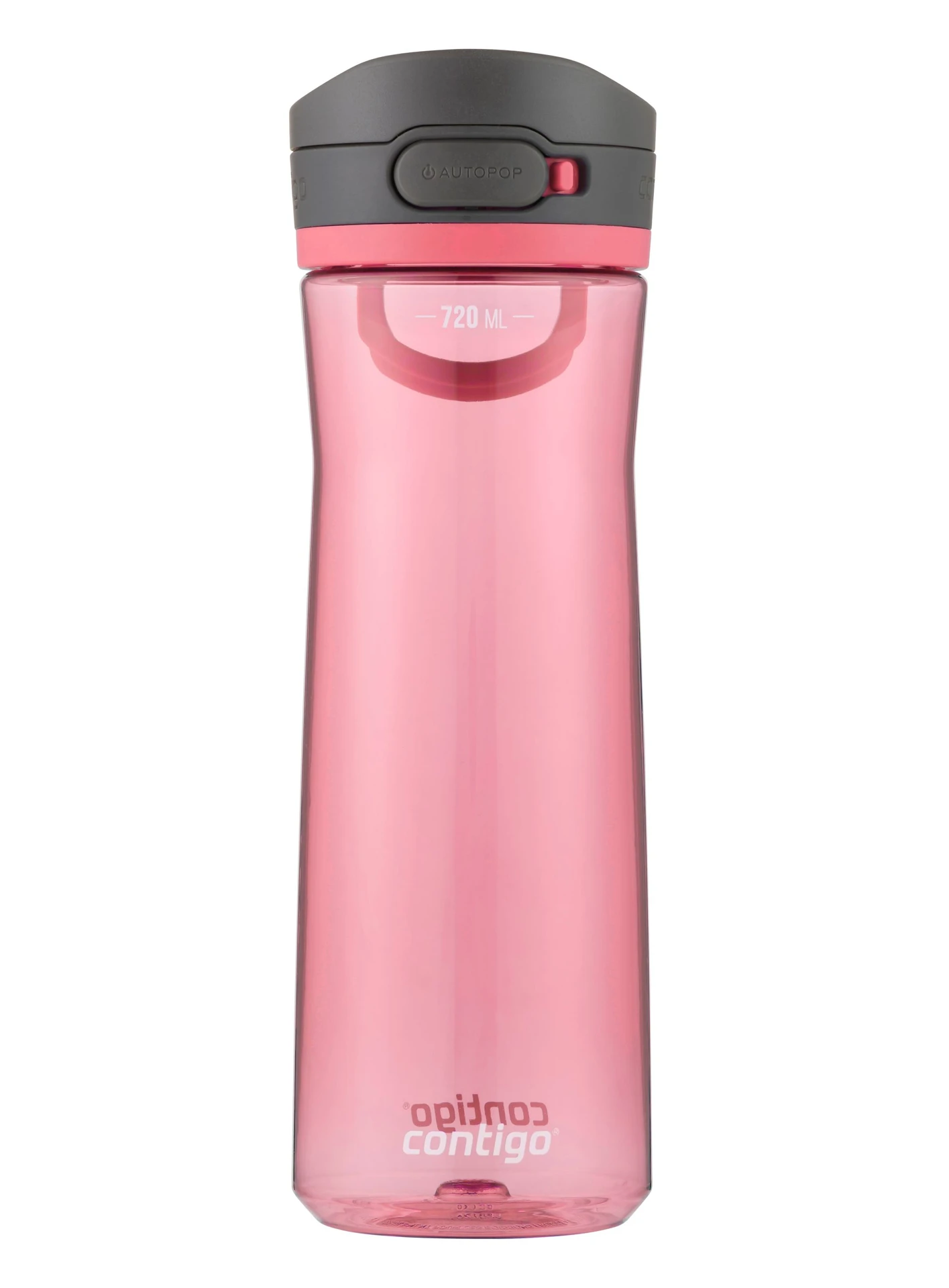 Contigo Jackson Plastic Water Bottle with Leakproof Lid 720 ml Pink