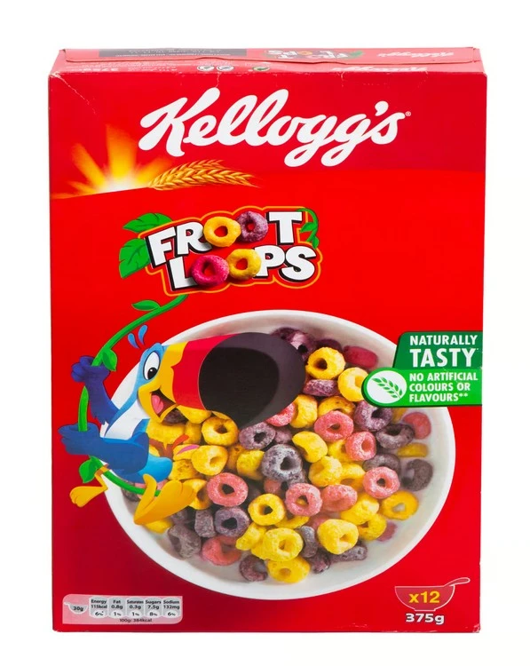 Kellog's Cereal Froot Loops Regular 375 Gm