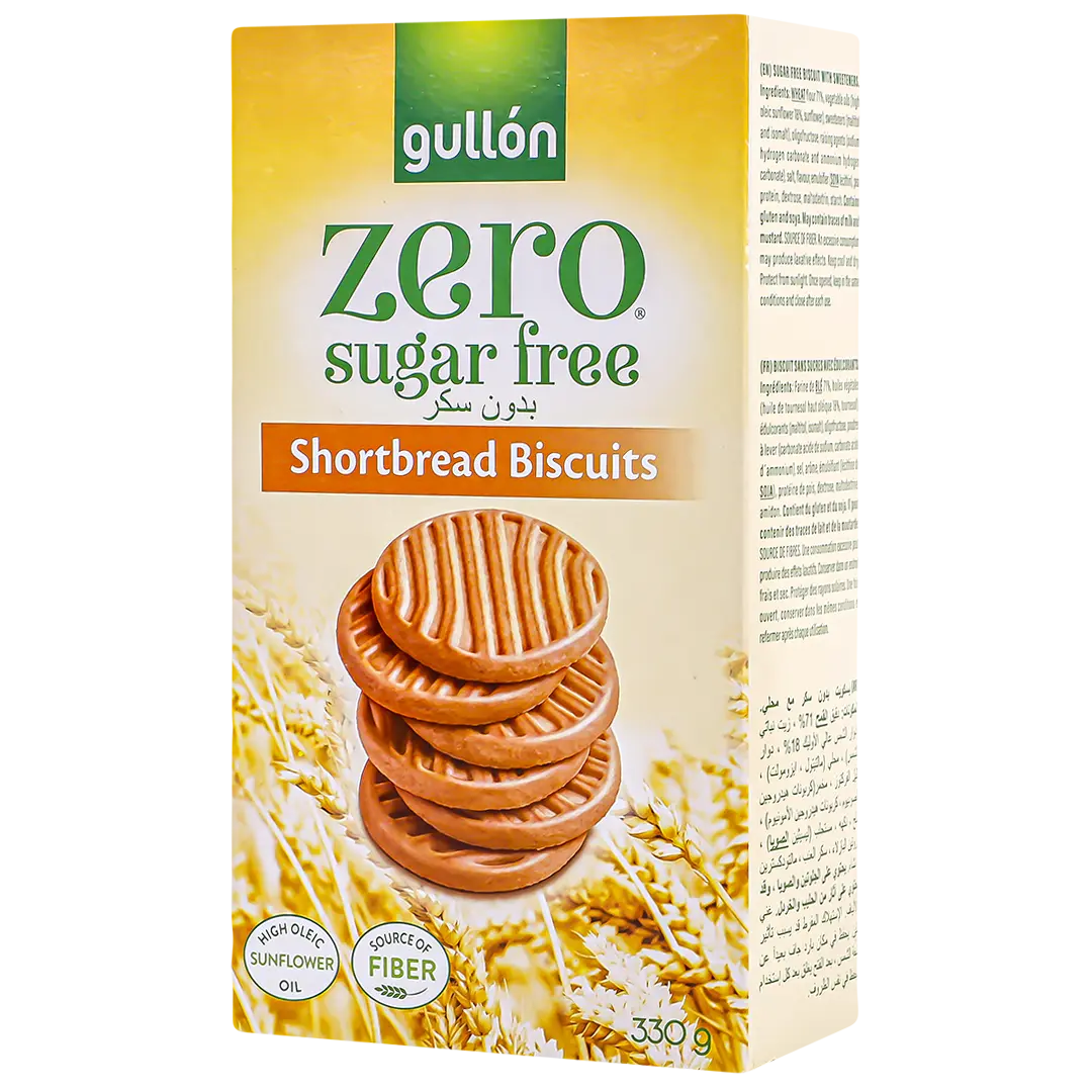 Gullon Zero Dorada Biscuits No Sugar 330 gm - view 1