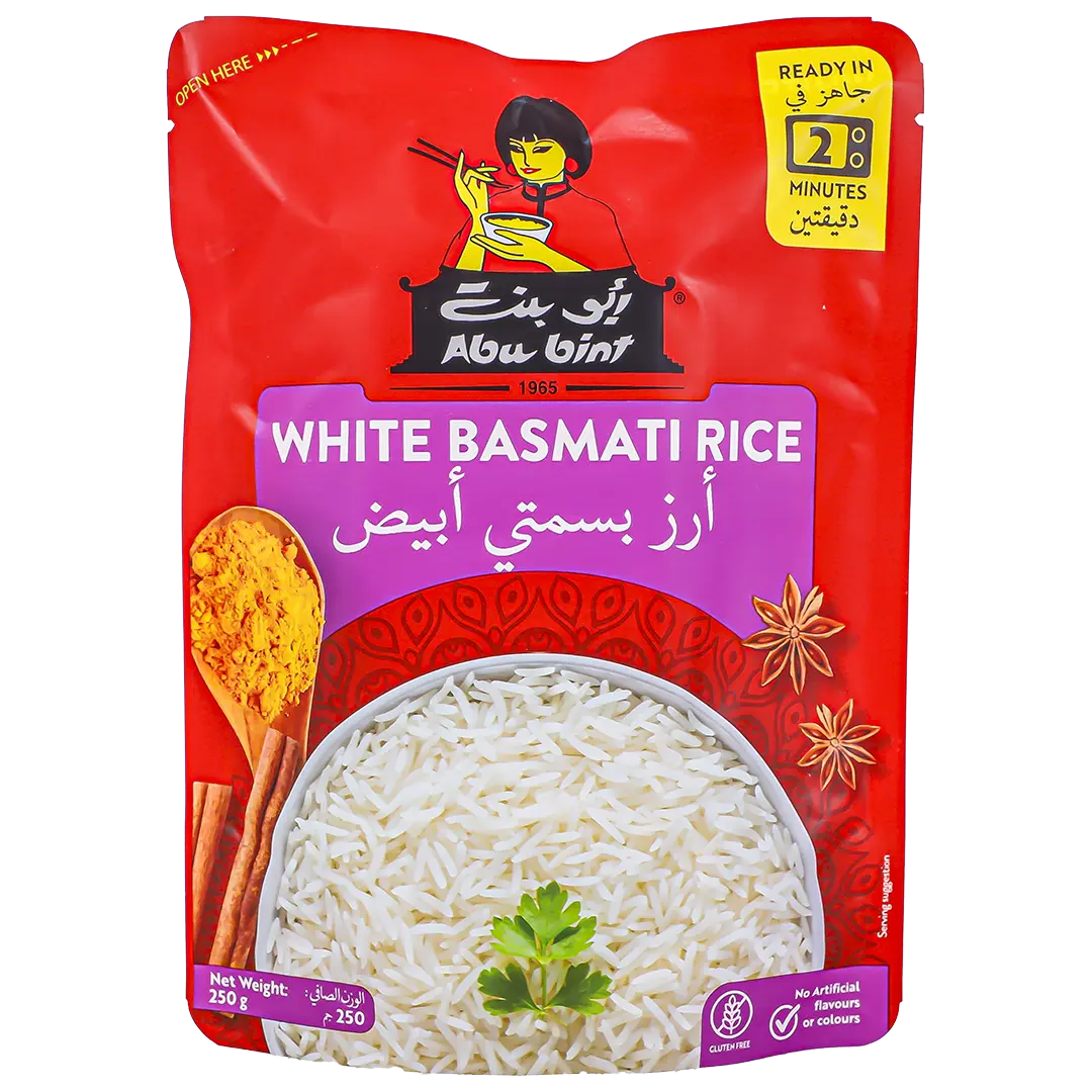 Abu Bint Ready ToEat White Basmati Rice 250 gm - view 1