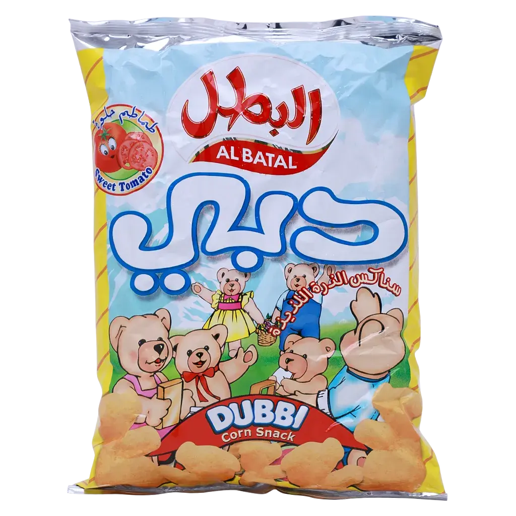 Albatal Dubbi Corn Snack With Sweet Tomatoes 100 gm - view 1