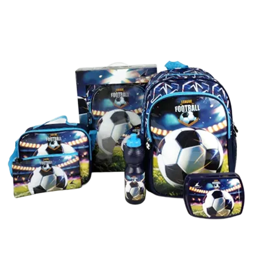 Royal Falcon 5 In 1 League Football 16" Backpack 5 Pcs