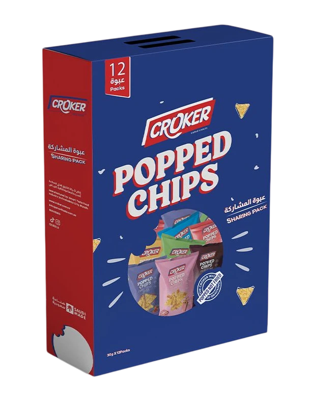 Croker Popped Chips Mix 12 pcs 30 gm