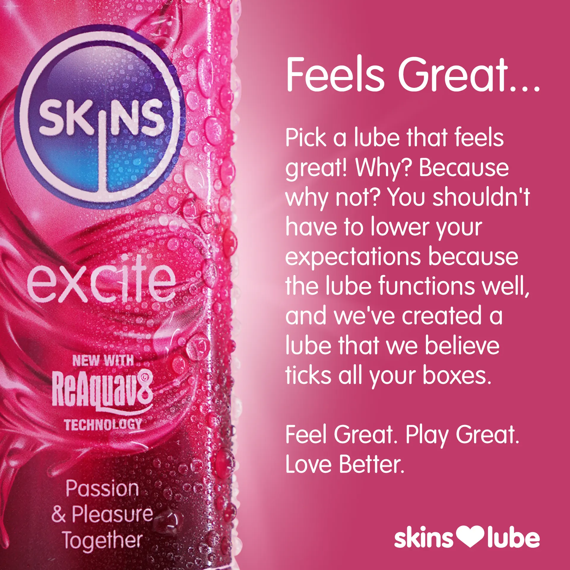 Skins Water Based Lubricants Excite  4.4 Fl. Oz - view 4