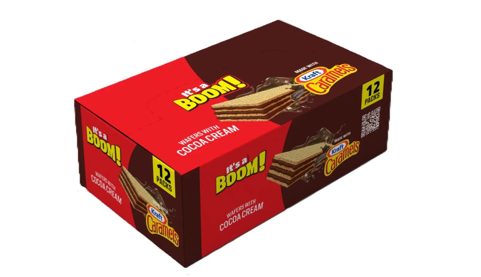 It's a Boom Wafer Chocolate with Kraft Caramel 12 pcs 38 gm  - view 1