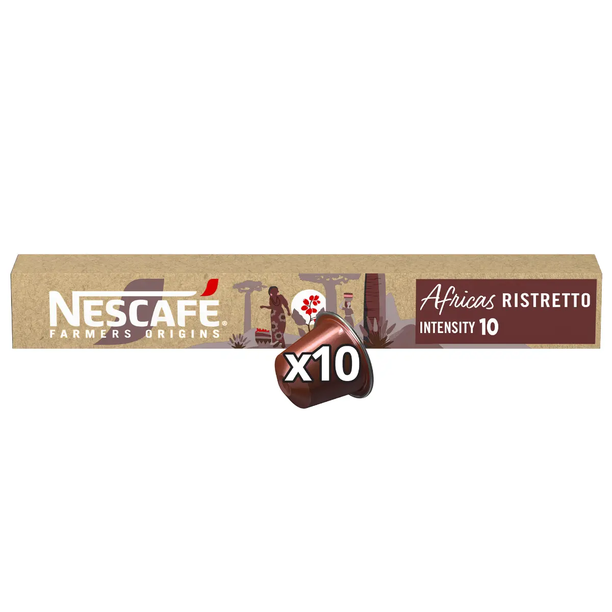 Nescafe Farmers Origins Africas Ristritto 10 Capsules 44 gm - view 1