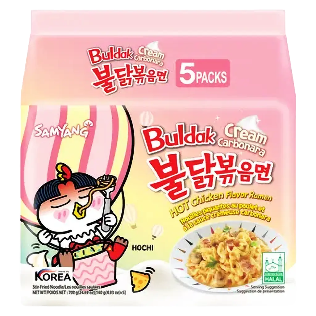 Samyang Buldak Ramen Cream Carbo 5 pcs 140 gm - view 1