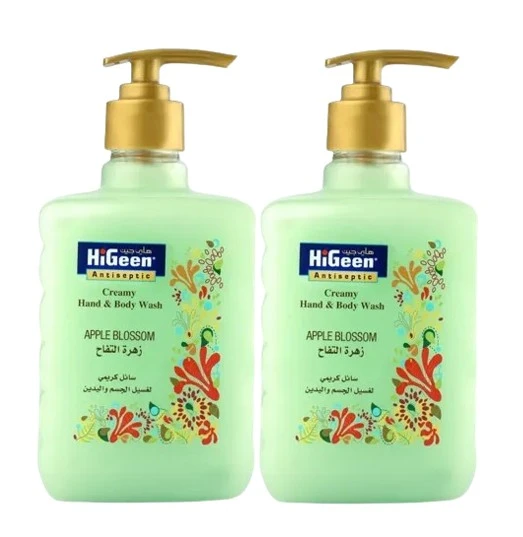 Higeen Creamy Hand & Body Wash Apple Blossom 500MlX2