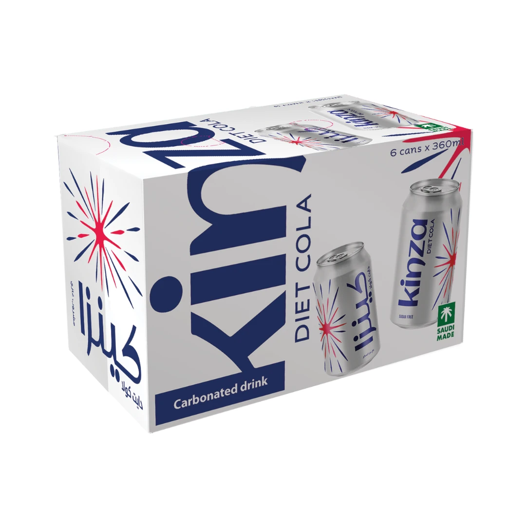 Kinza Diet Cola  Csd Can 6 pcs 360 ml