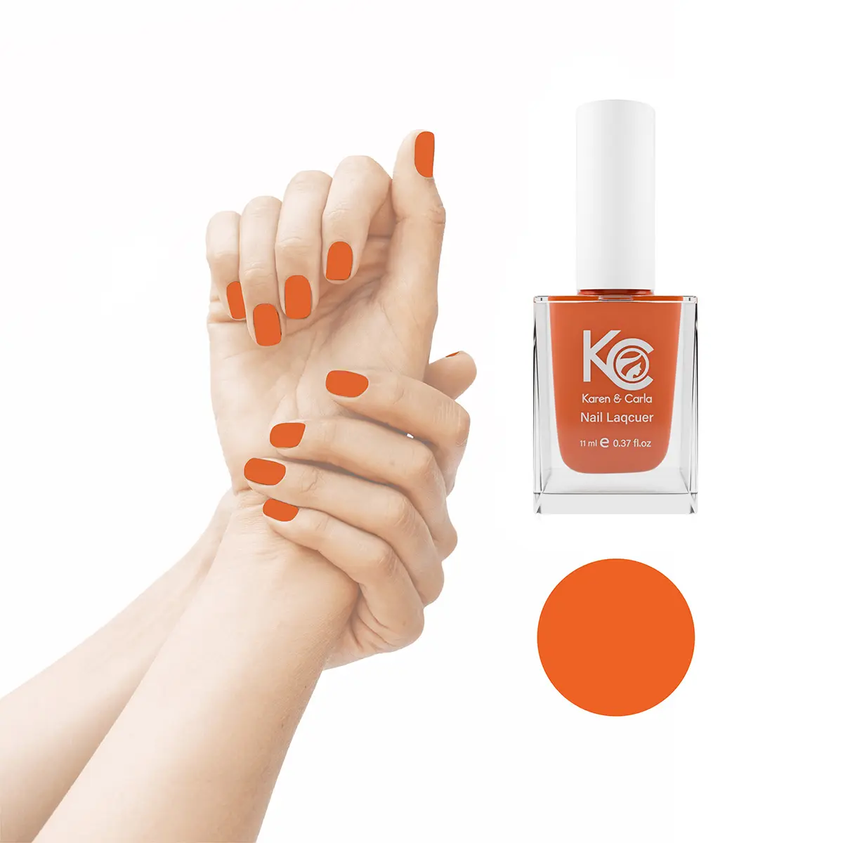 Karen and Carla Nail Lacquer Amber 161 - view 4