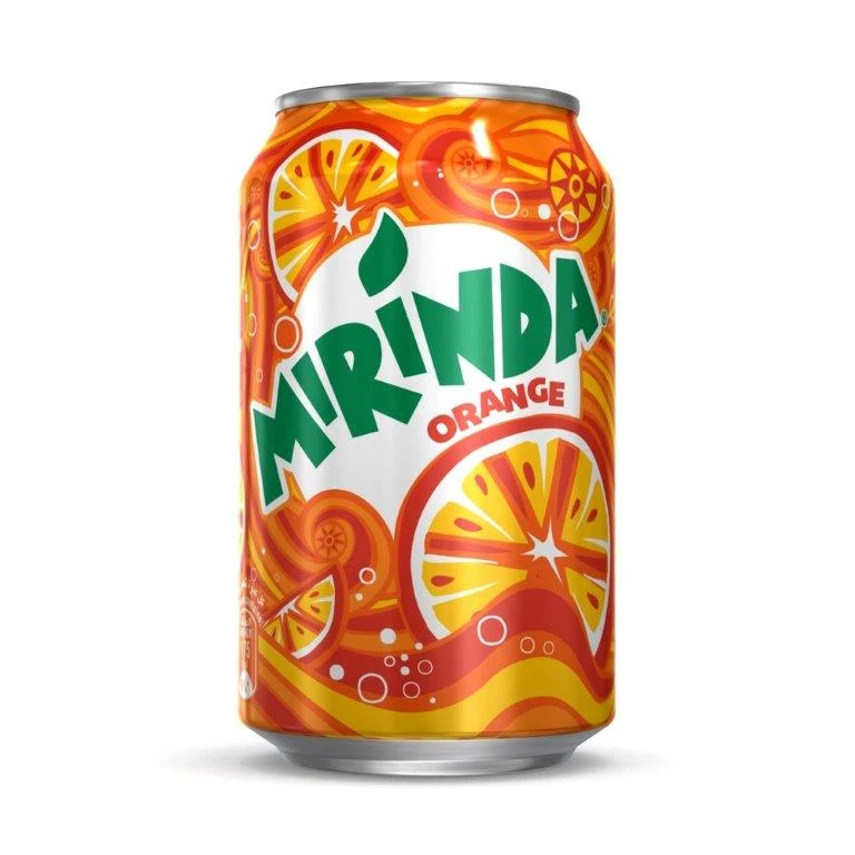 Mirinda Orange Soft Drink Can 330ML