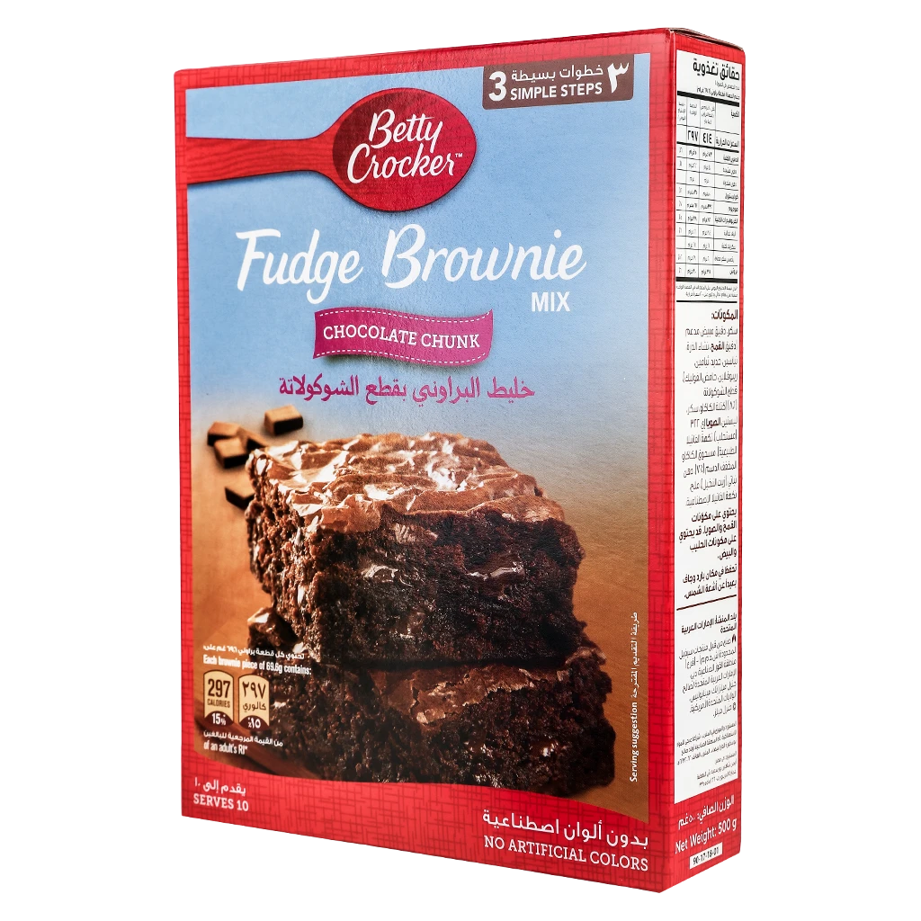 Betty Crocker Brownie Mix Chocolate Chunk 500 Gm