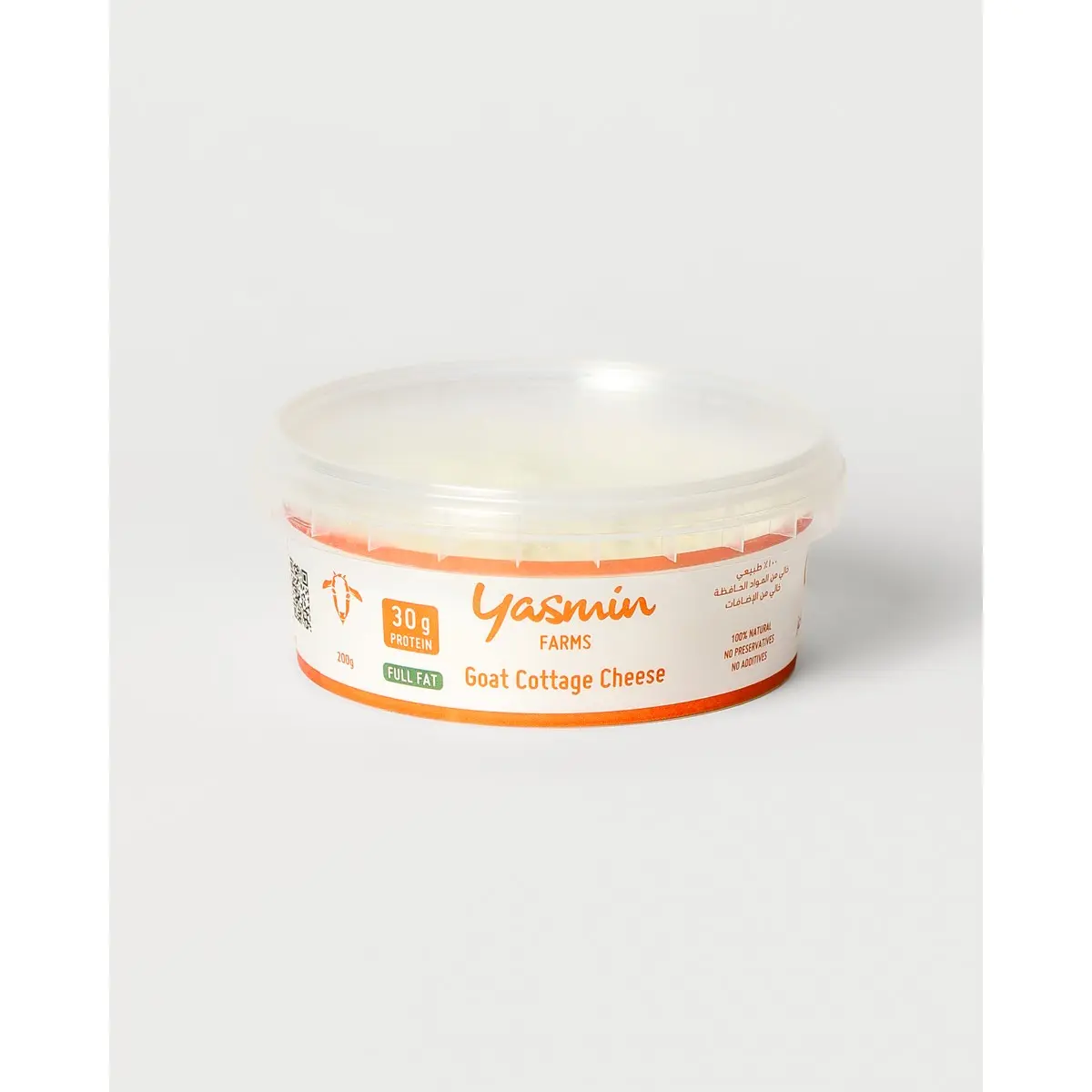 Yasmin Farms Cottage Cheese Goat Full Fat 200 gm - view 1