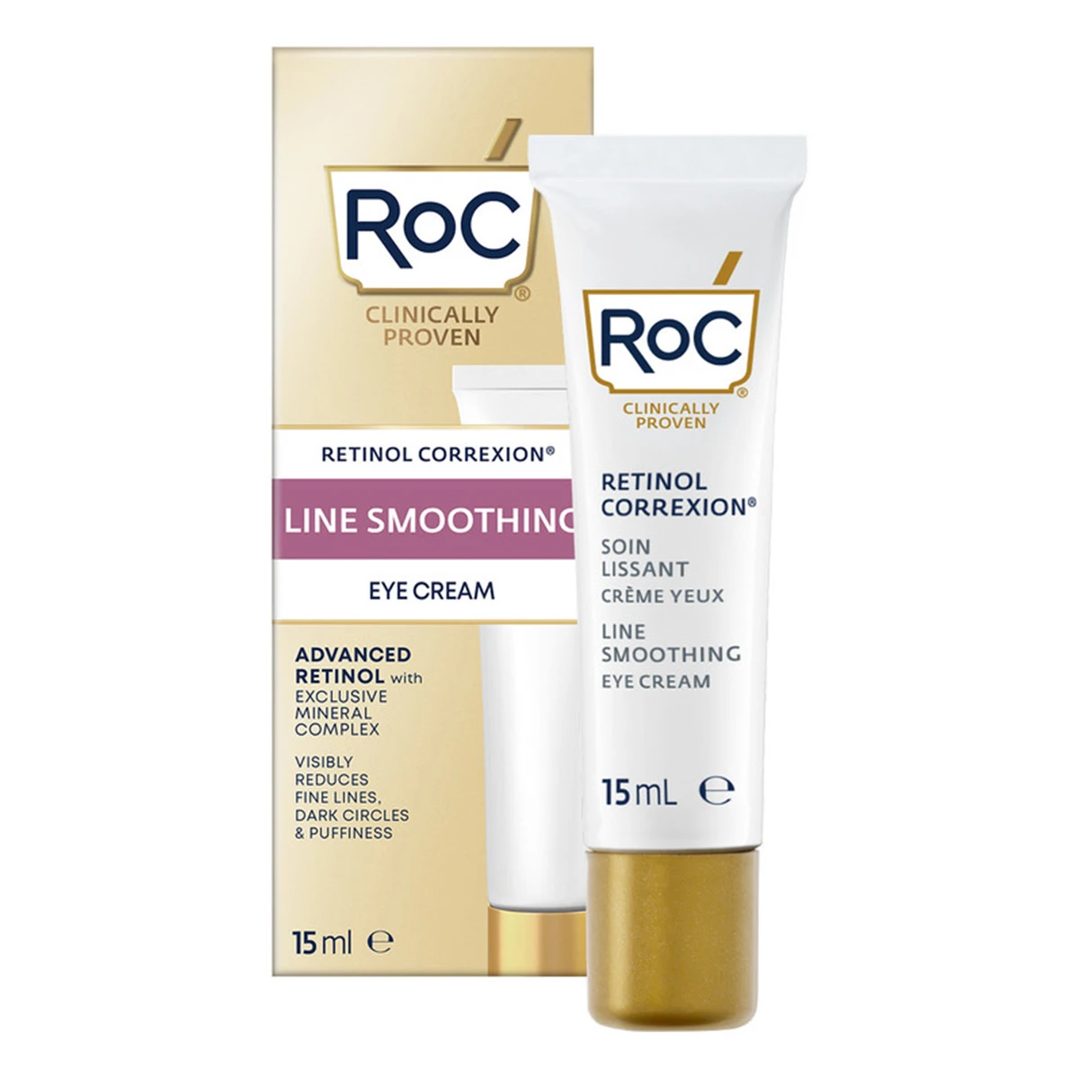 Roc Retinol Correxion Line Smoothing Eye Cream 15 ml