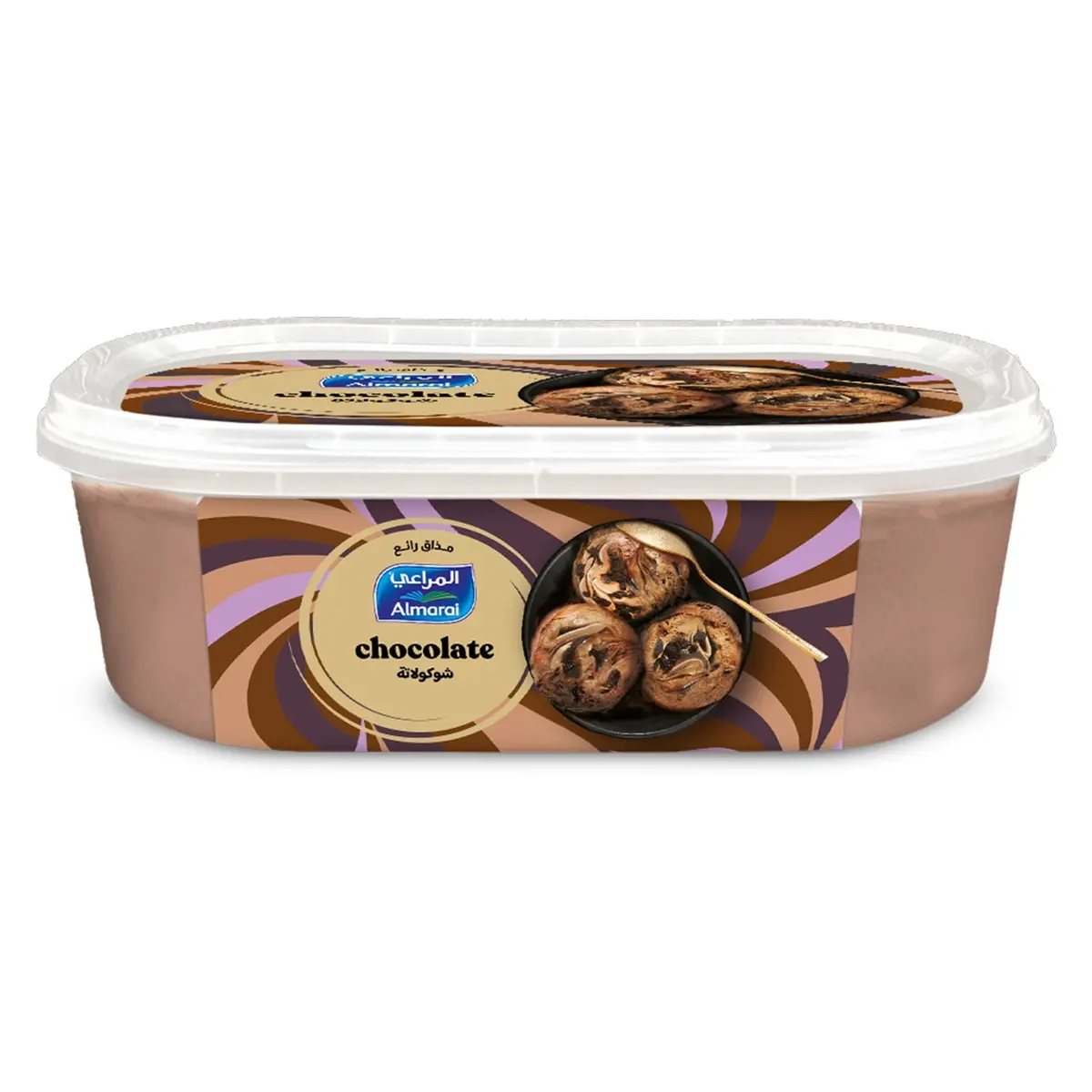 Almarai Ice Cream Tub Chocolate 900 ml - view 5