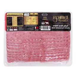 Gourmet Chilled Beef Breakfast Strips 150 gm