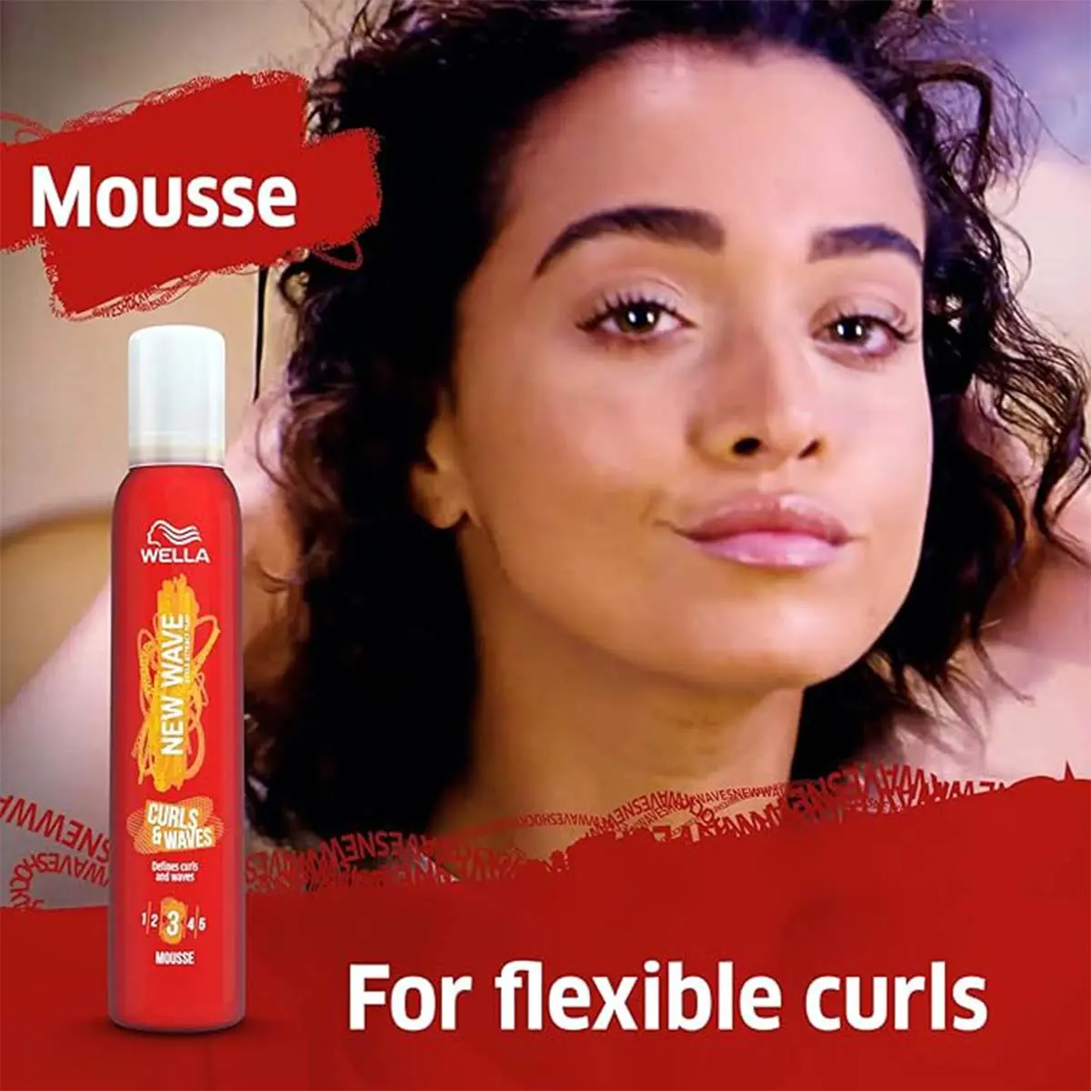 Wella New Wave Curls & Waves Mousse 200 ml - view 2