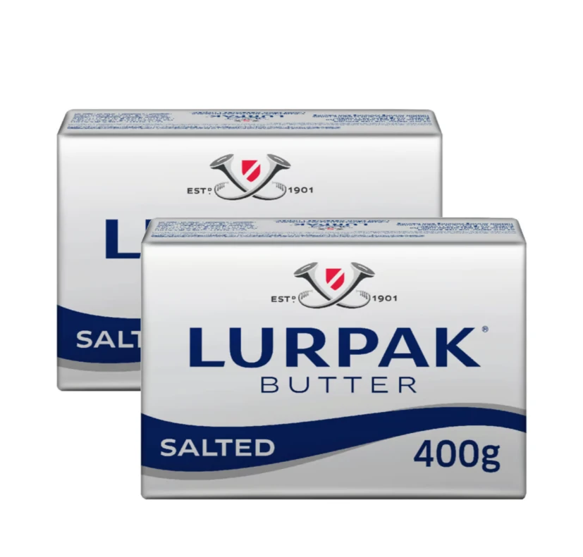 Lurpak Butter Salted 400GmX2