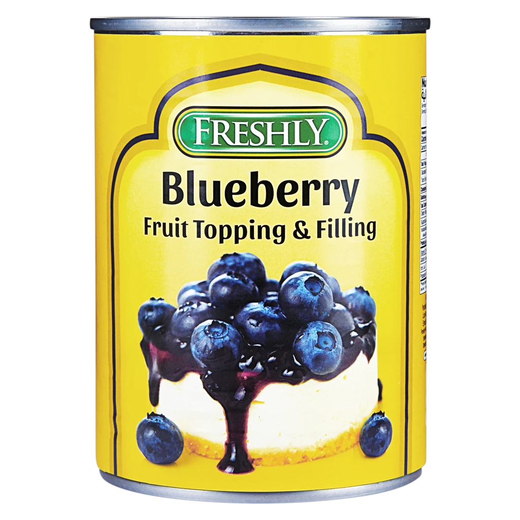 Freshly Blueberry Pie Filling 21 Oz
