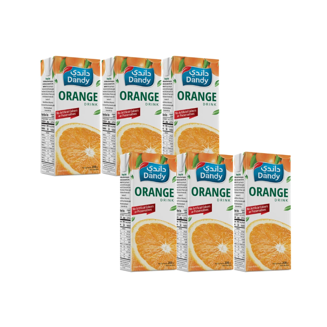 Dandy Orange Drink Uht 6 pcs 200 ml