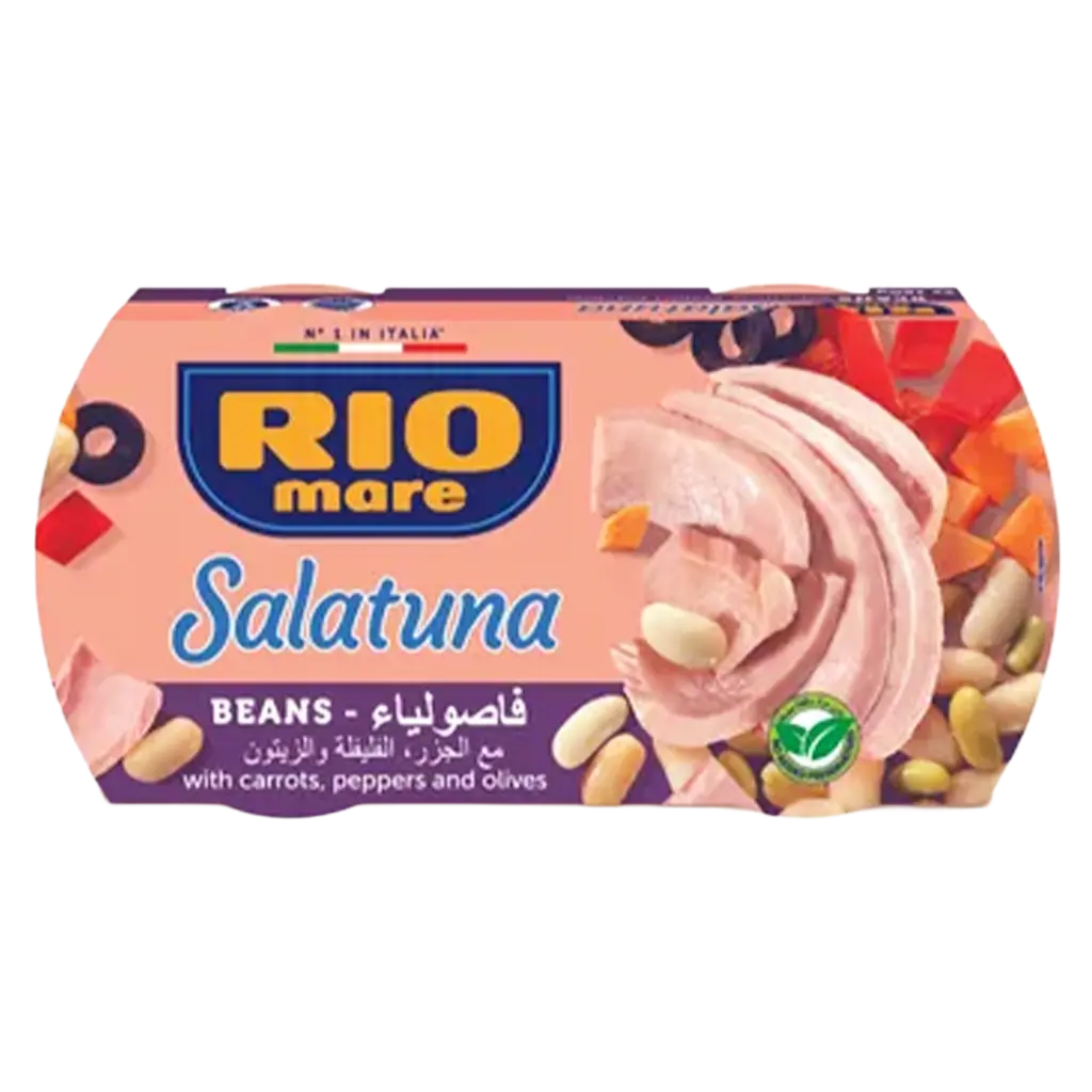 ريو ماري سلطة الخضار مع التونة بخلطة الفاصوليا 2حبه 160 جم - view 1