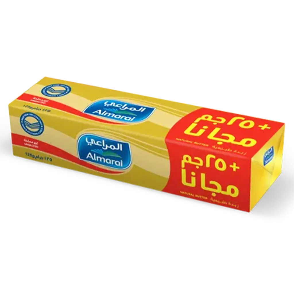 المراعي زبدة غير مملحة 125 جم - view 1