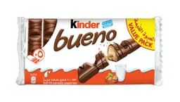 Kinder Bueno Milk Chocolate Bars Multipack 10 Bars 5 Twin Packs 215 gm