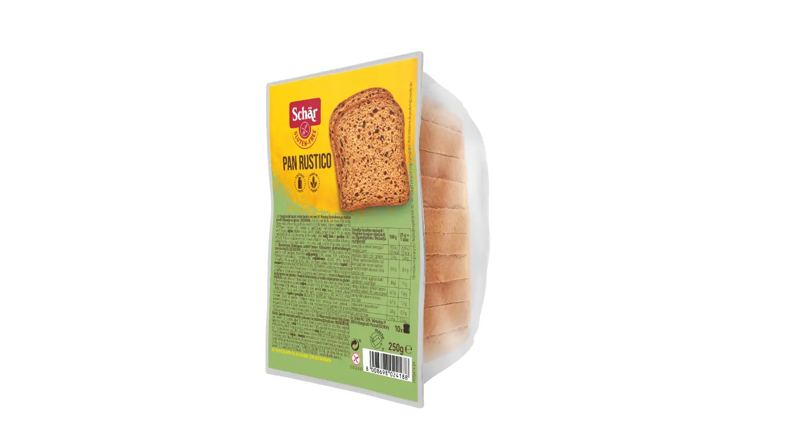 Dr Schar Pan Rustico Gluten Free 250 gm - view 2
