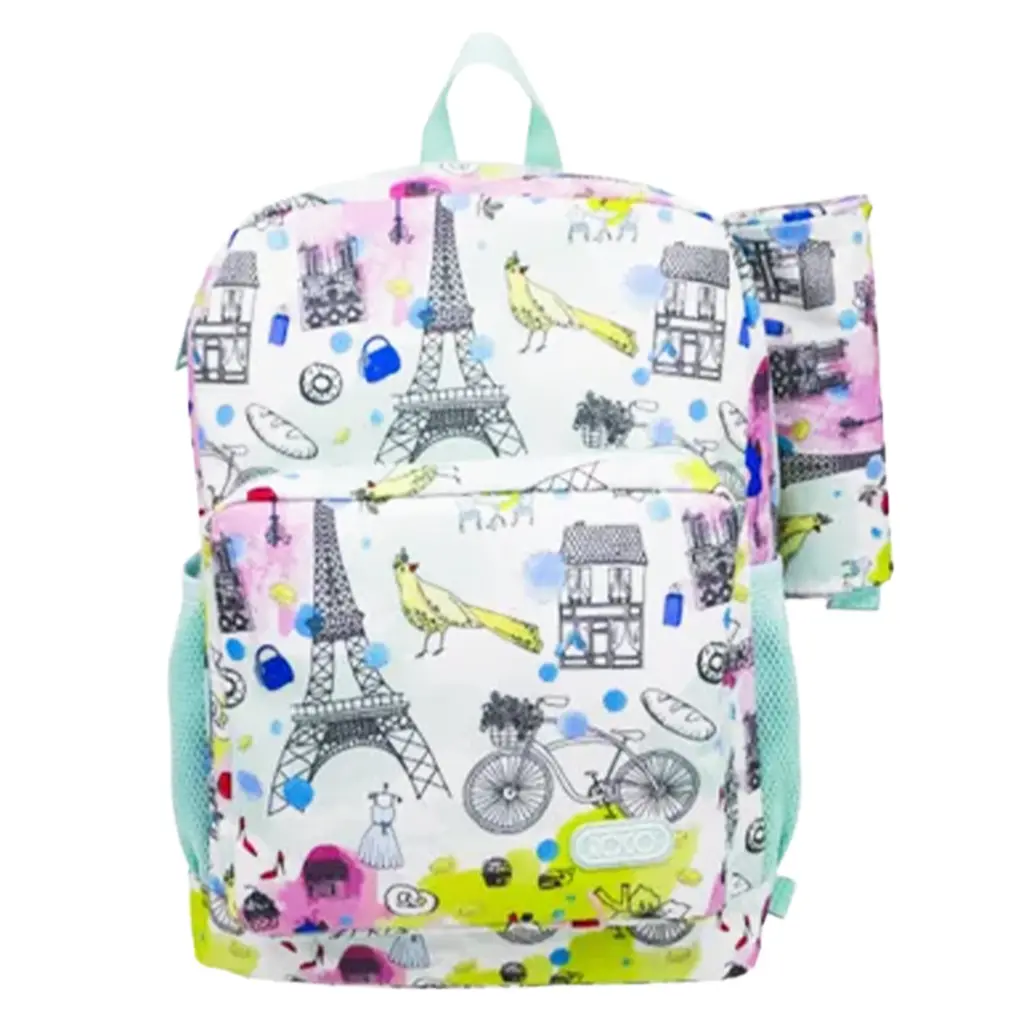 Roco Bag Backpack With Pencil Case 17 inch Paris - view 1
