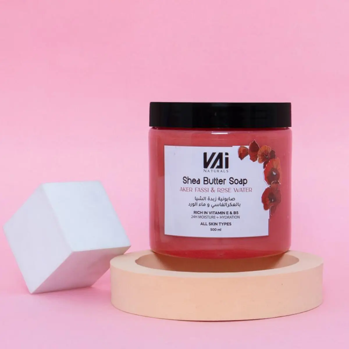 Vai Shea Butter Soap with Fassi Oud and Rose 500 ml - view 3