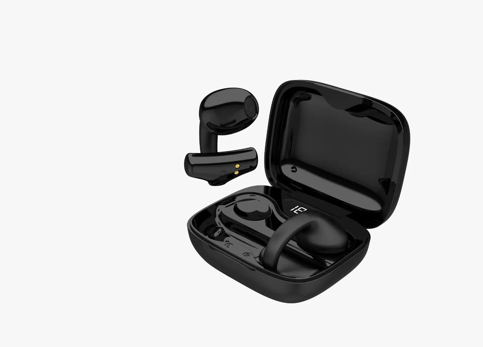 Porodo Soundtec Snap Ear Ring Type  Clip-On Wireless Earbuds - view 1