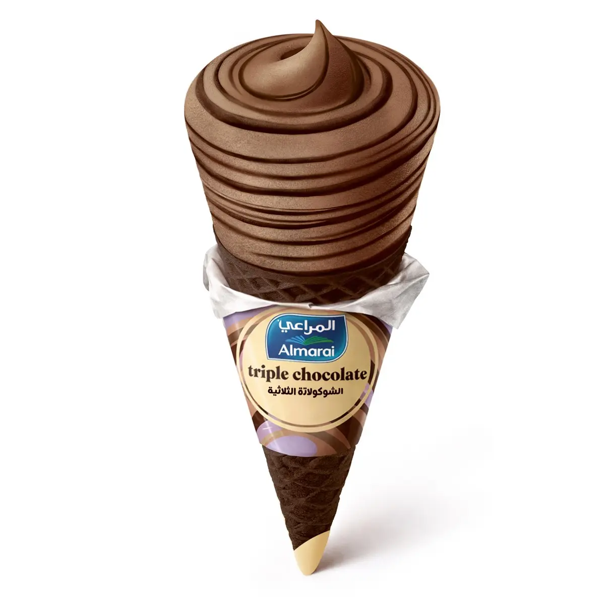 Almarai Ice Cream Cone Triple Chocolate 120 ml - view 2