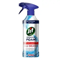 Jif Hygienic Foam Spray powered by bleach Bathroom 450ml