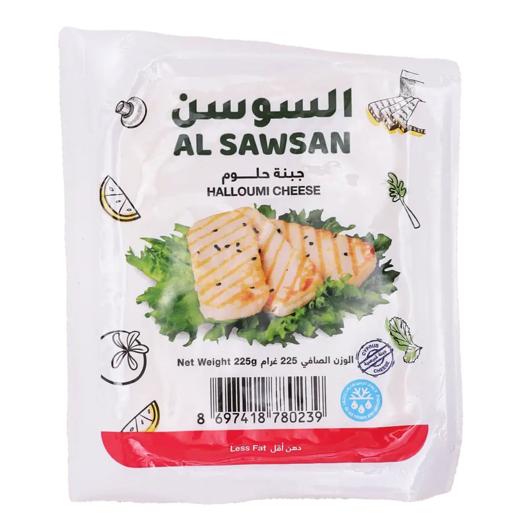Al Sawsan Low Fat Halloumi Cheese 225 gm - view 2