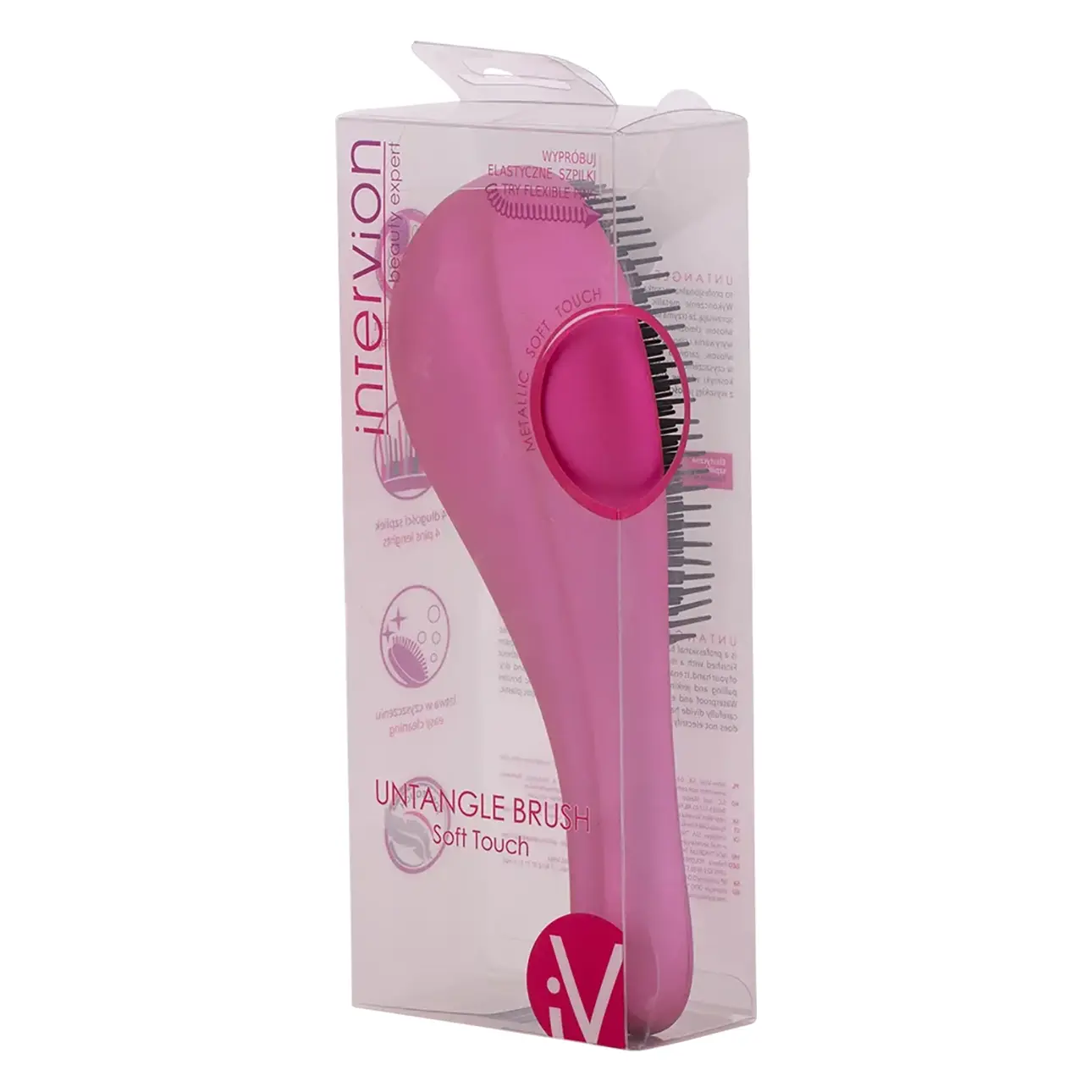 Intervion  Untangle Soft Touch Hairbrush - view 1