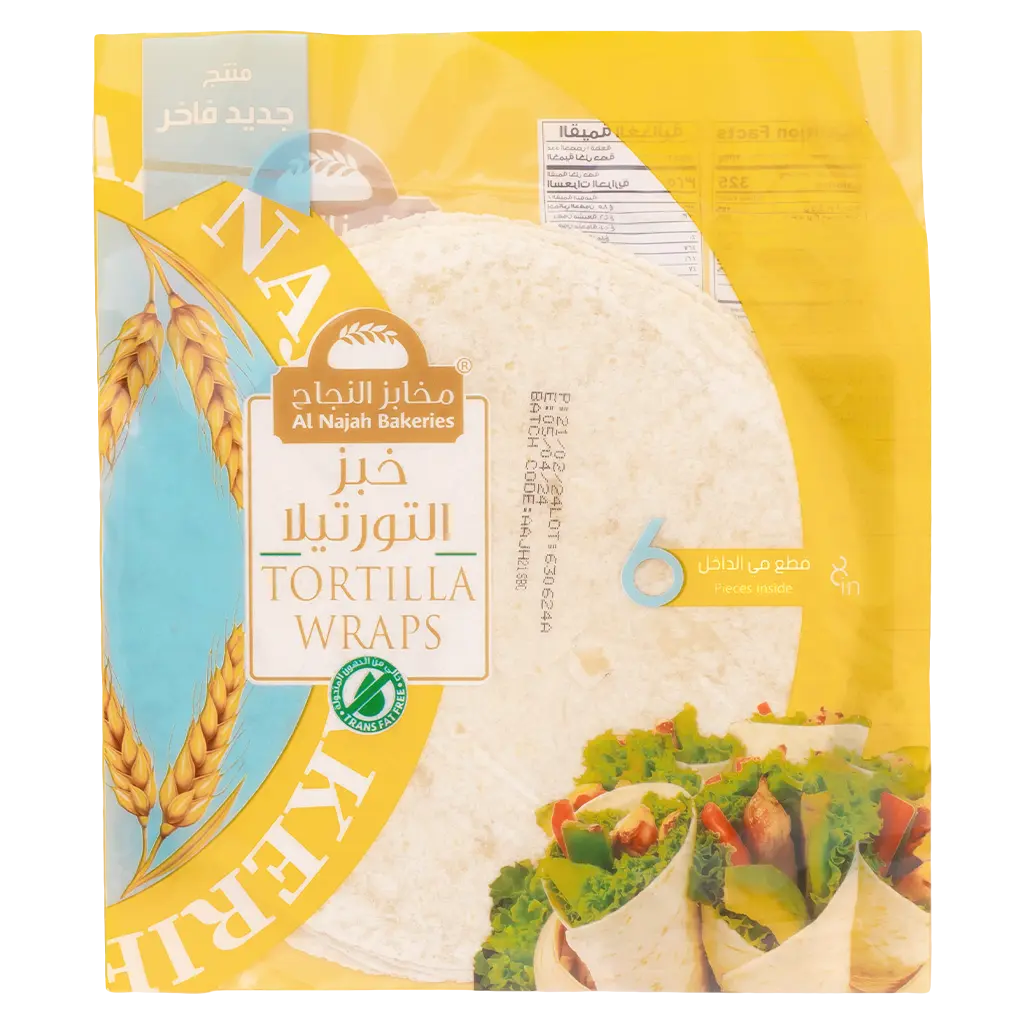Al Najah  Tortila warps White 6 pcs  - view 1