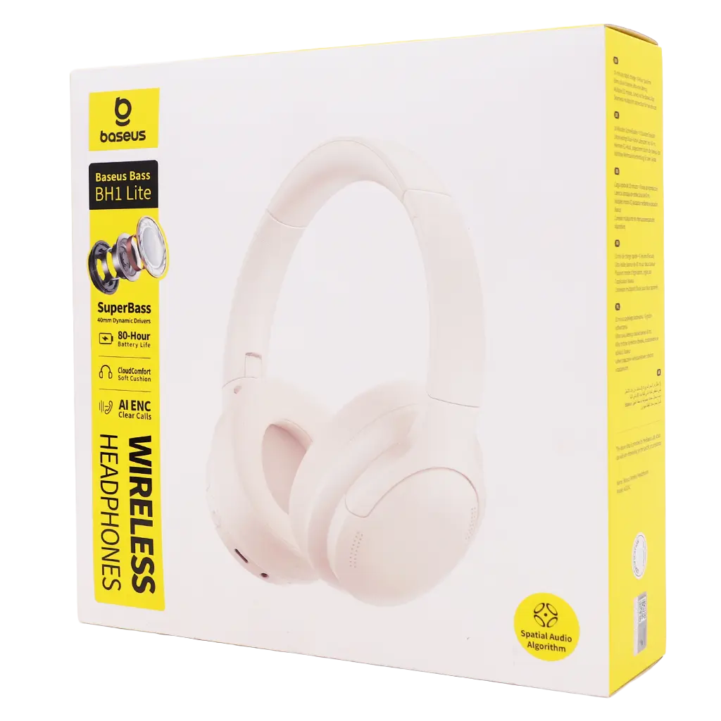  Baseus  Bass 35 Max Wireless Headphones Stellar White - view 2