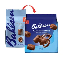 Bahlsen Wafer Minis with Covered Milk Chocolate 130 gm
