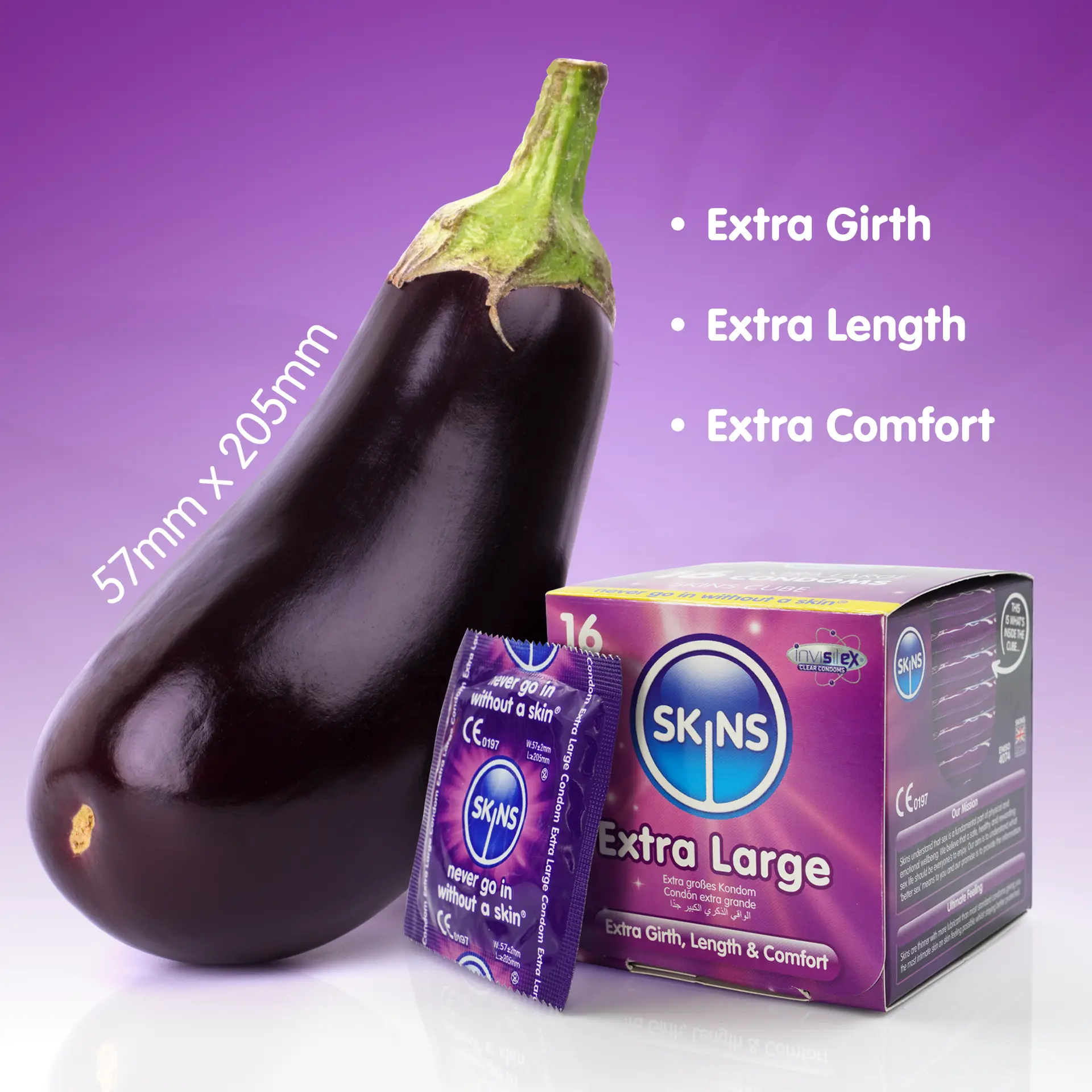 Skins Condom Extra Large 16 Pack - view 7