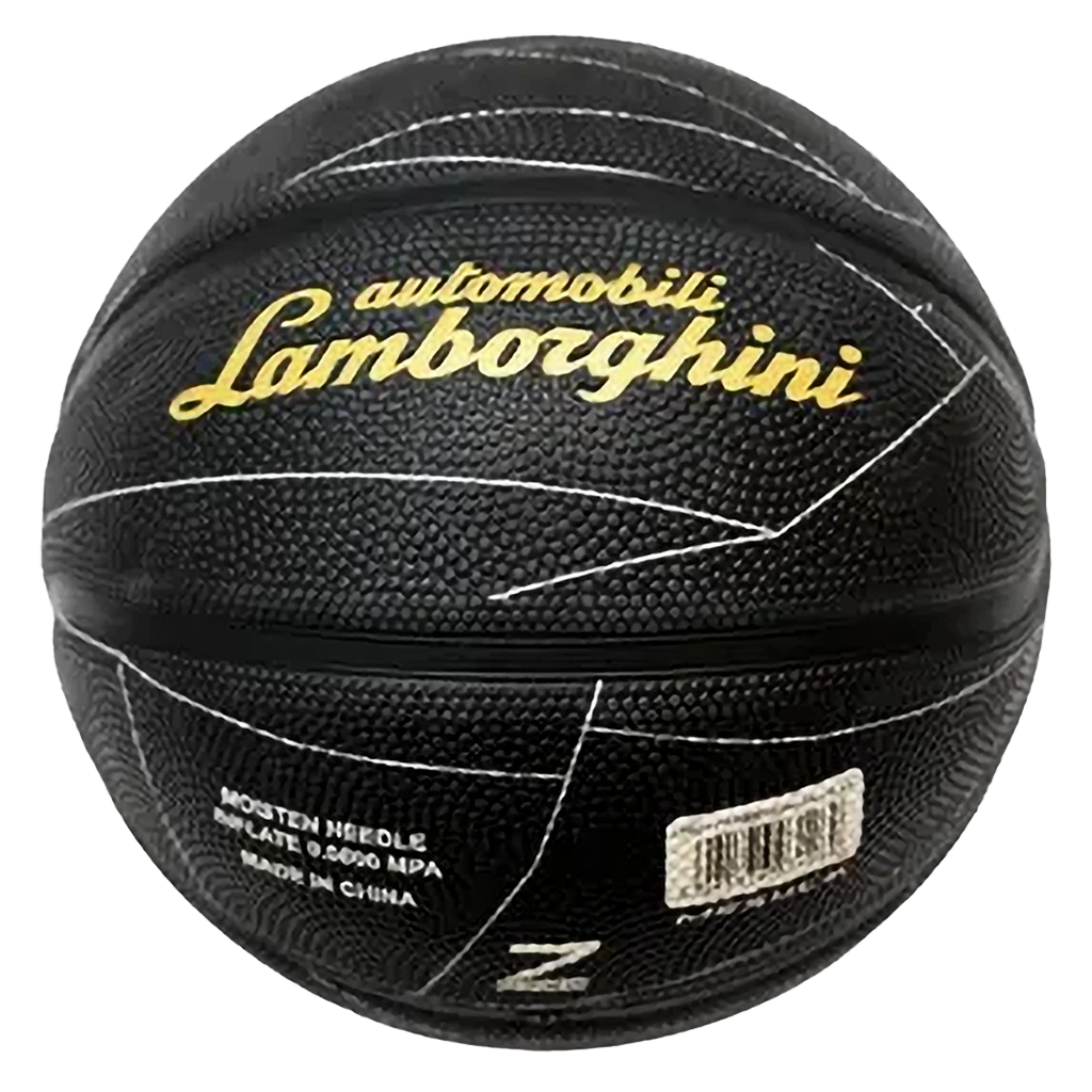 Lamborghini Black Rubber Basketball 7 Inch