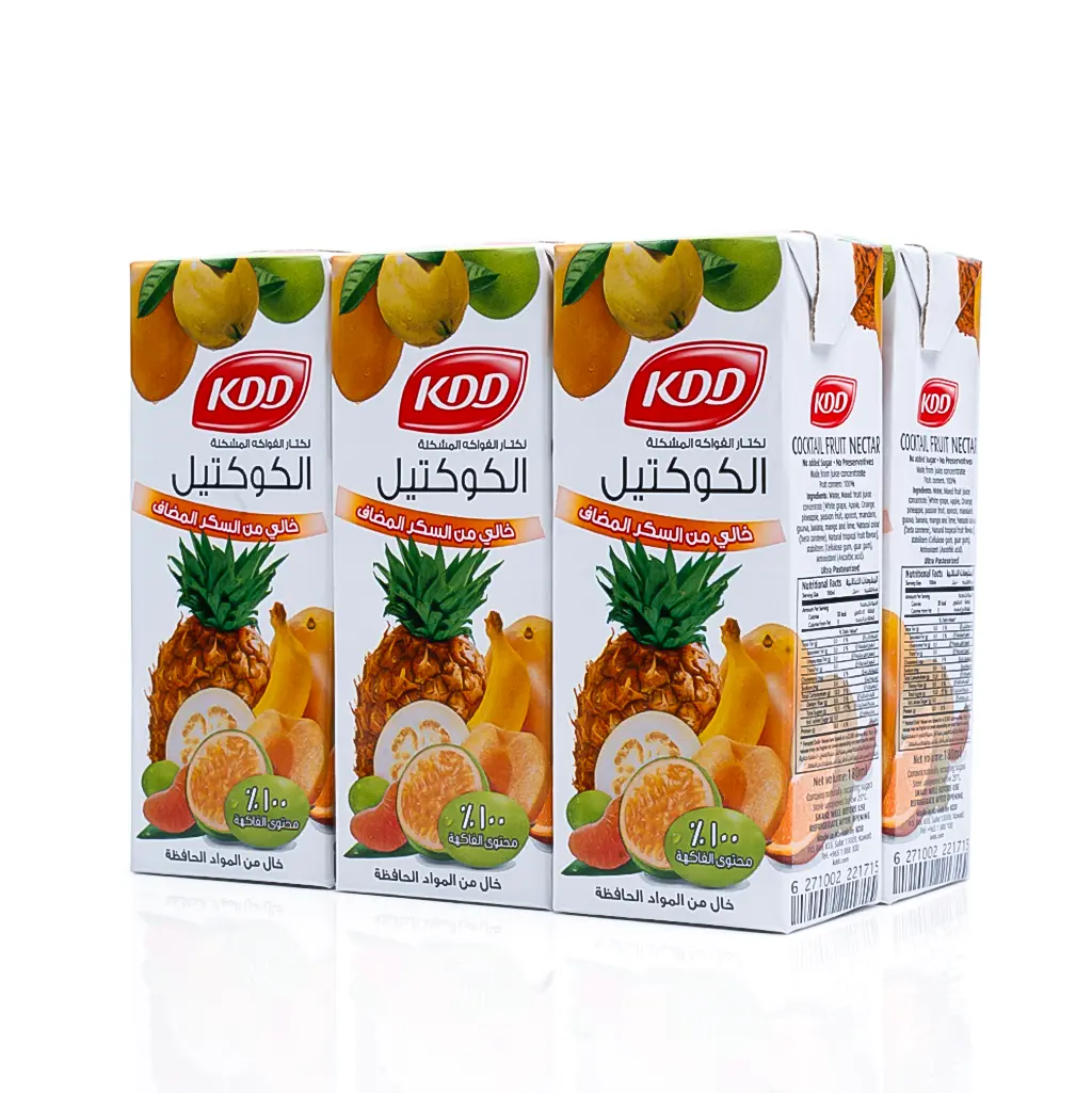 Kdd Nectar Cocktail  no added sugar 6 pcs 180 ml - view 1