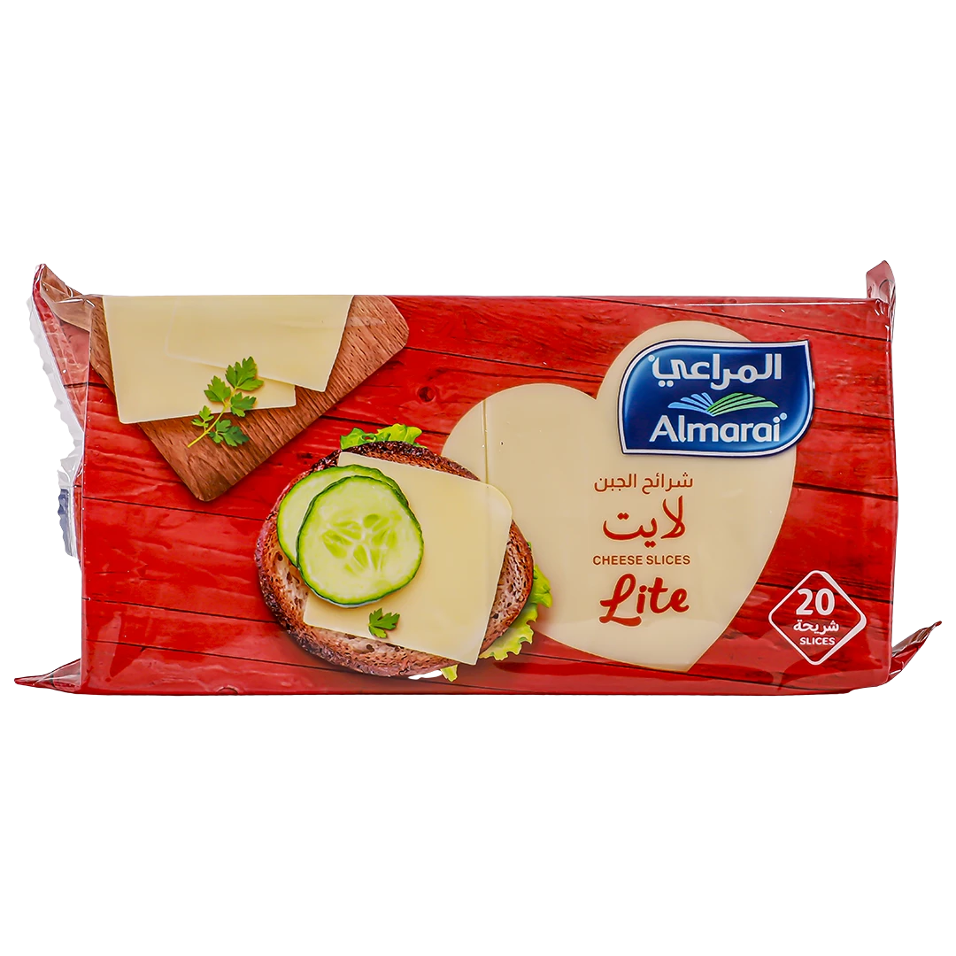 Almarai Low Fat Slices Cheese 20 slices 400 gm