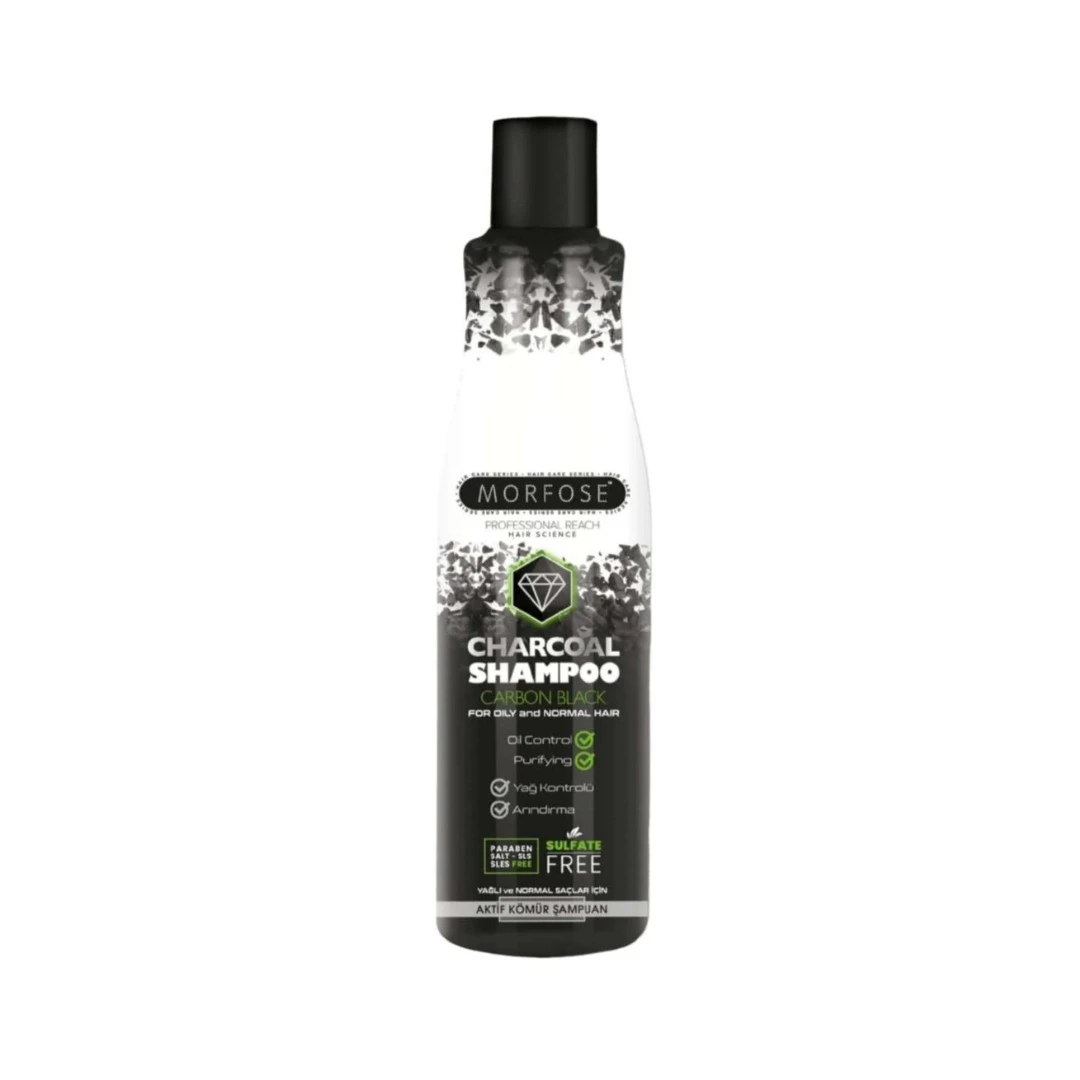 Morfose Hair Shampoo Charcoal 500 ml