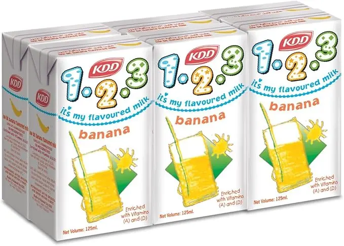 Kdd Banana Milk 6x125 ml - view 1