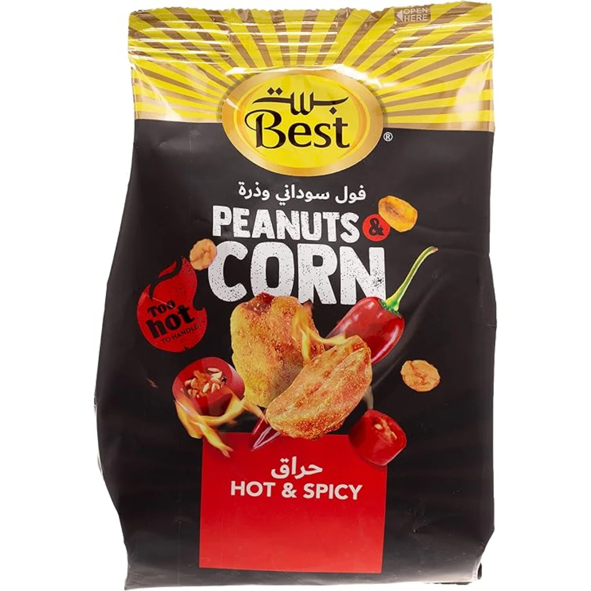Best Mix Peanuts & Corn Hot Spicy 150 gm