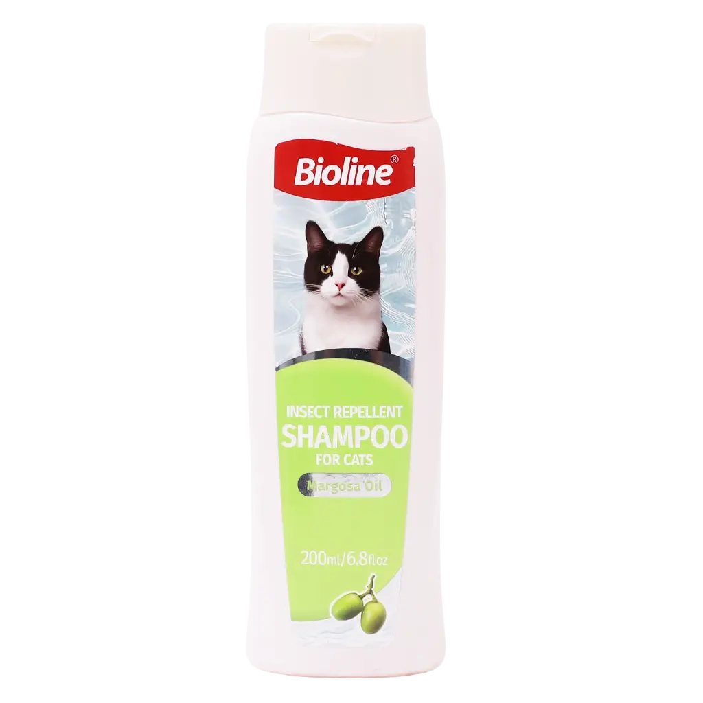 ‏Bioline Insect Repellent Shampoo for Cats 200 ml - view 1