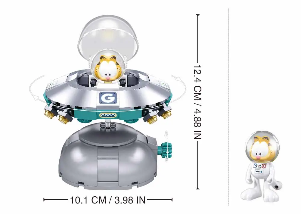Sluban Garfield Spacecraft 193 pcs - view 5